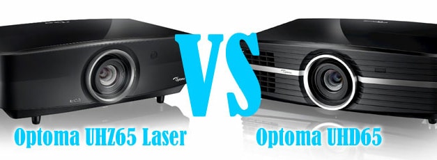 Optoma UHD65 vs UHZ65 Laser Projector Comparison