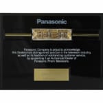 1990 - National Recognition for Distinguished Position and Outstanding Customer Service from Panasonic