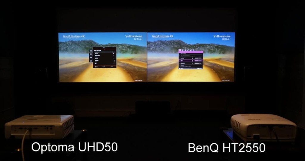 Optoma UHD50 vs BenQ HT2550