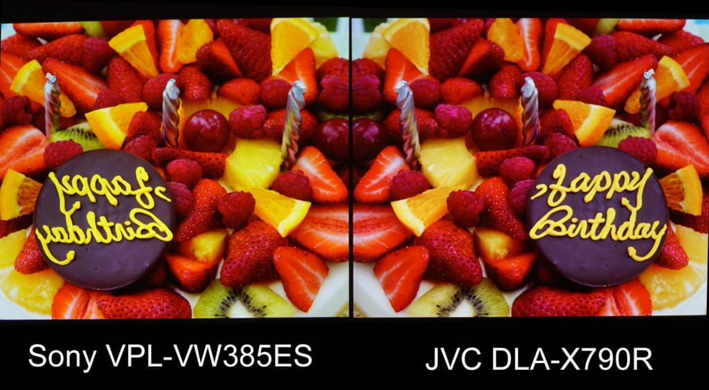 Both projectors are capable of 100% of REC709 color standard for HD and non HDR 4K sources.