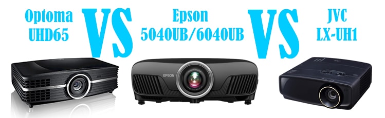 Triple Projector Comparison: LX-UH1 vs 5040UB vs UHD65 Part I