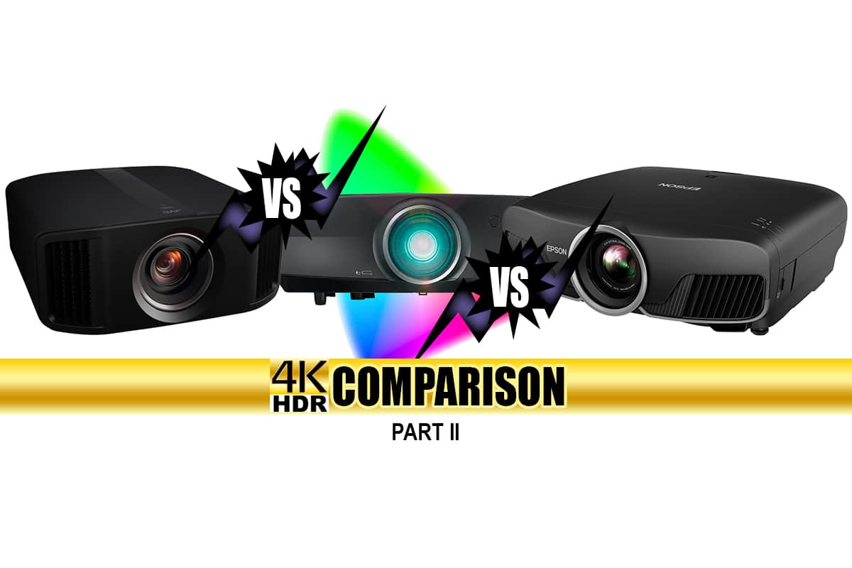 JVC DLA-NX7 vs Epson Pro Cinema 6050UB vs TVS Pro Theo-Z65 (Part II)