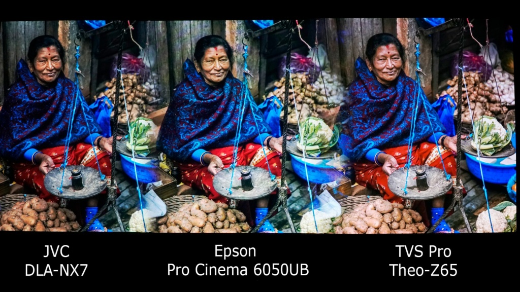 JVC DLA-NX7 vs Epson Pro Cinema 6050UB vs TVS Pro Theo-Z65 (Part I)