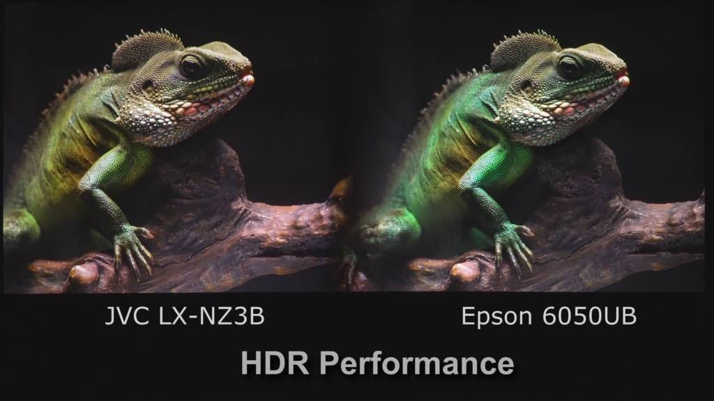 We were very surprised at how close these two very different technologies were able to come in terms of 4k UHD HDR image reproduction.