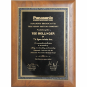 2005 - Ted Bollinger National Recognition for Outstanding Dedication from Panasonic