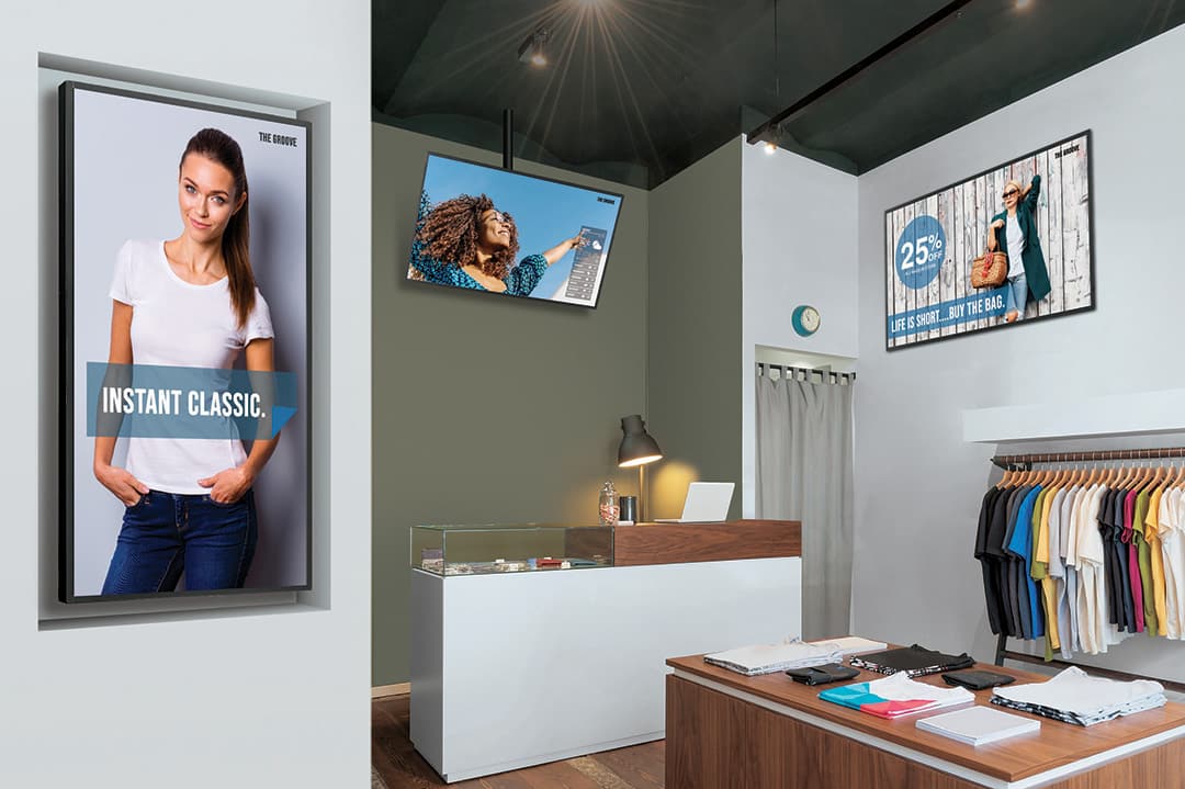 Digital Signage in retail space