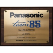 1985 - National Recognition as a Valued Member of the Panasonic A/V Systems Group