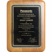 2004 - Brent Parker National Recognition for Outstanding Sales and Dedication in the Sales of Panasonic Projectors