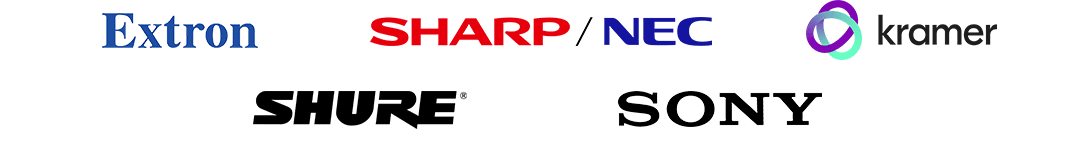 Lunch sponsored by Extron, Kramer, Sharp/NEC, Shure, and Sony