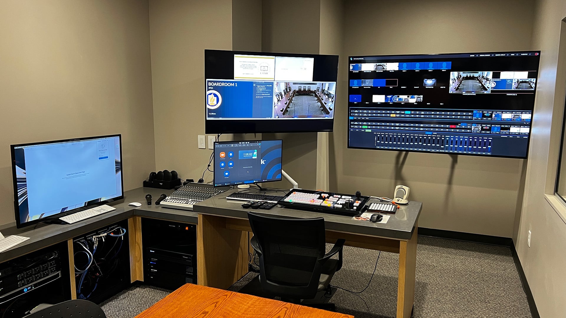 Utah State Board of Education Control Room